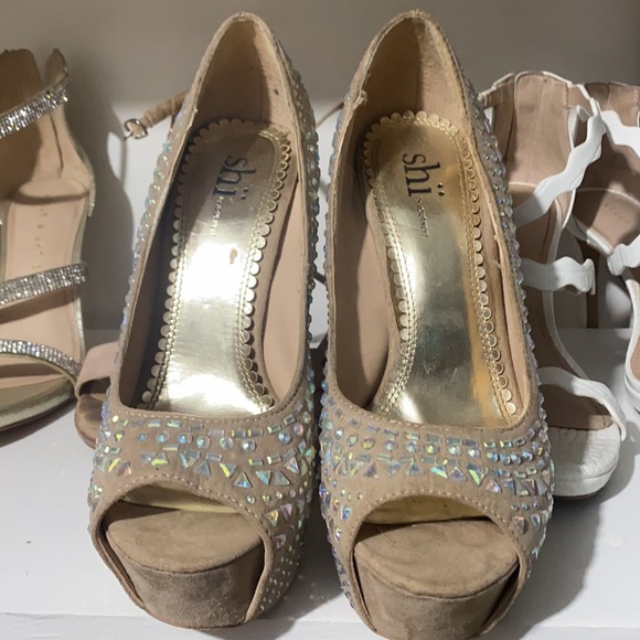 Jeweled Stilettos (used for prom) - Picture 3 of 5